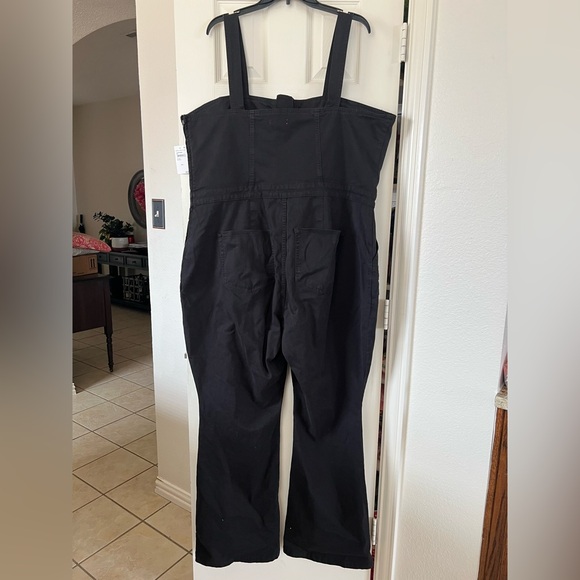 Good American Lace-Up Utility Twill Jumpsuit - Picture 6 of 14